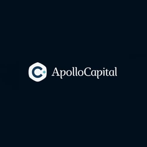 ApolloCapital Logo auf dunklem Hintergrund