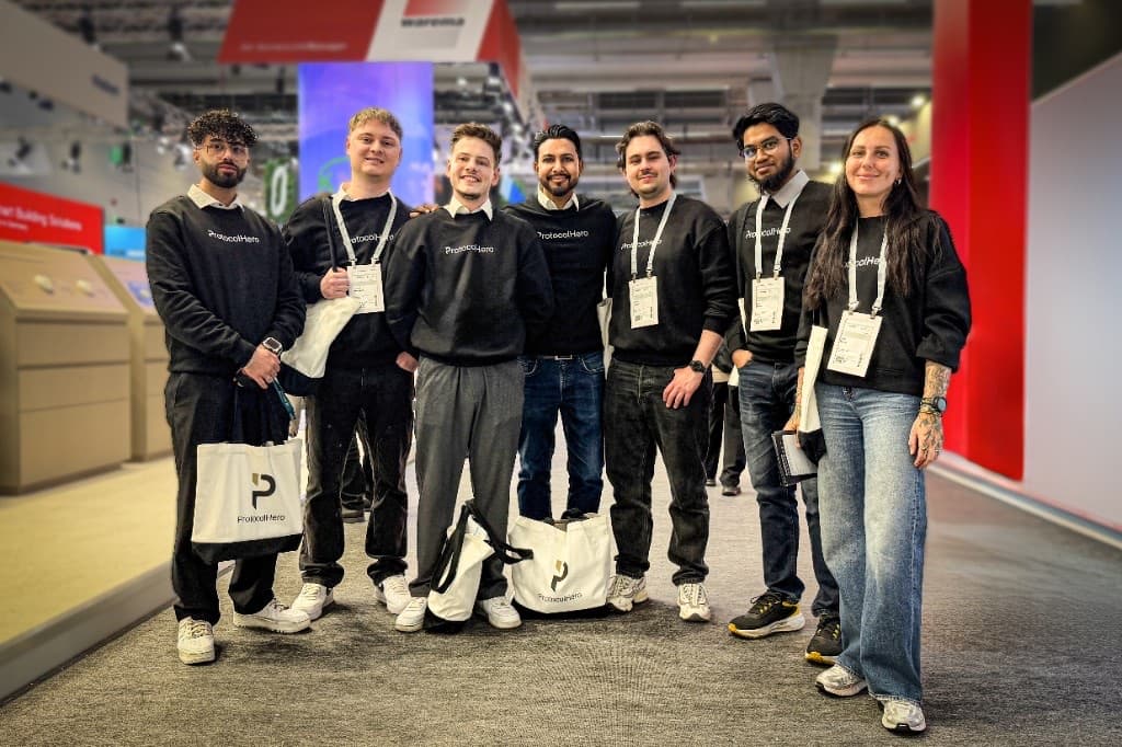 Team at an event